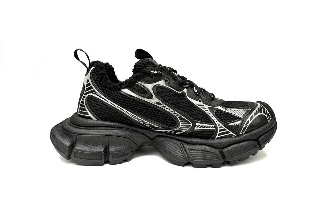 Balenciaga Runner Sneaker Black And White