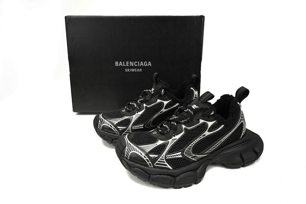Balenciaga Runner Sneaker Black And White