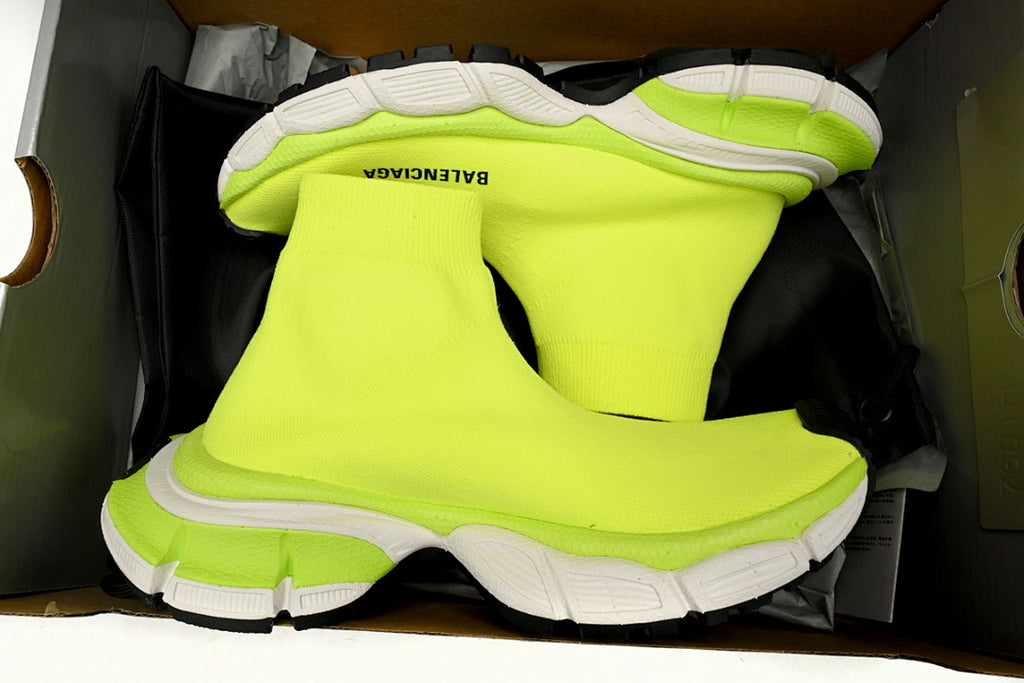 Balenciaga Runner Sneaker Purple Black Fluorescent Green