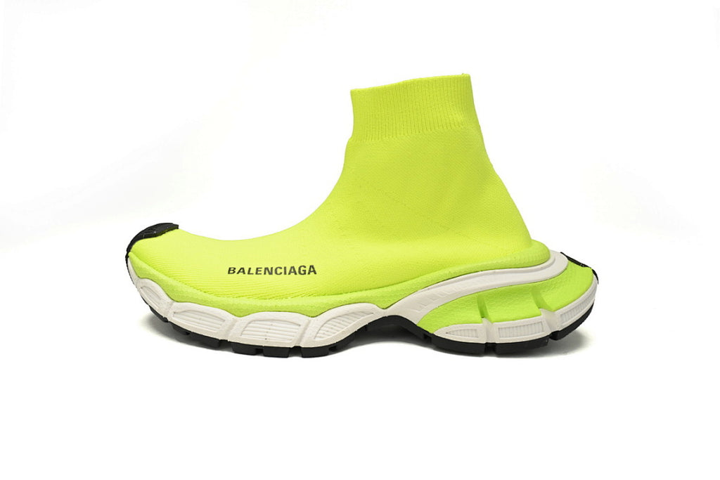 Balenciaga Runner Sneaker Purple Black Fluorescent Green