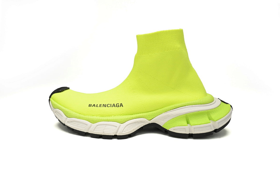 Balenciaga Runner Sneaker Purple Black Fluorescent Green