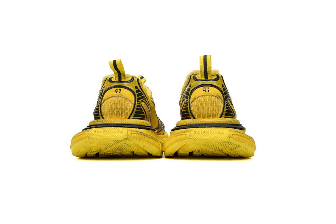 Balenciaga Runner Sneaker Yellow Ice Velvet