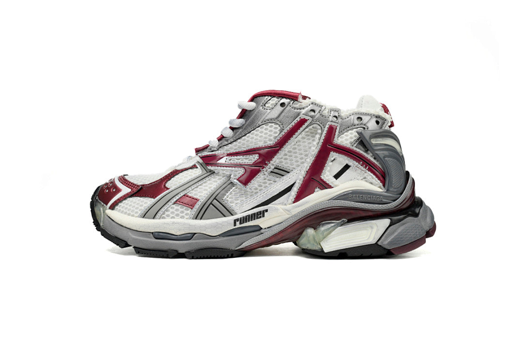 Balenciaga Runner White Wine Red