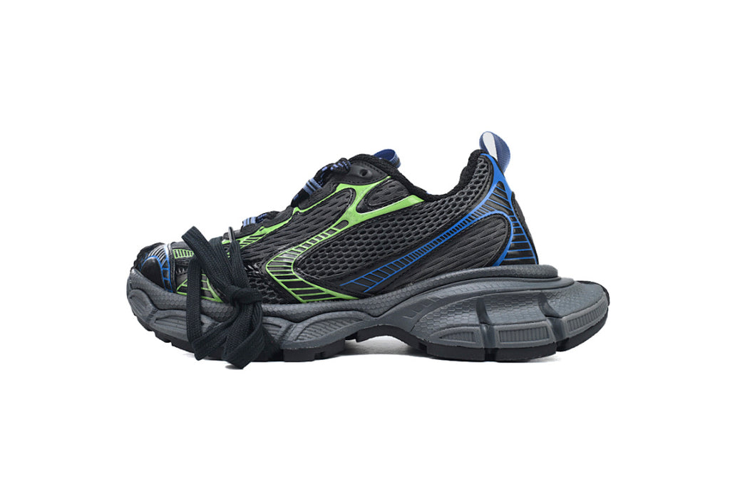 Balenciaga Runner Sneaker Black Blue Green