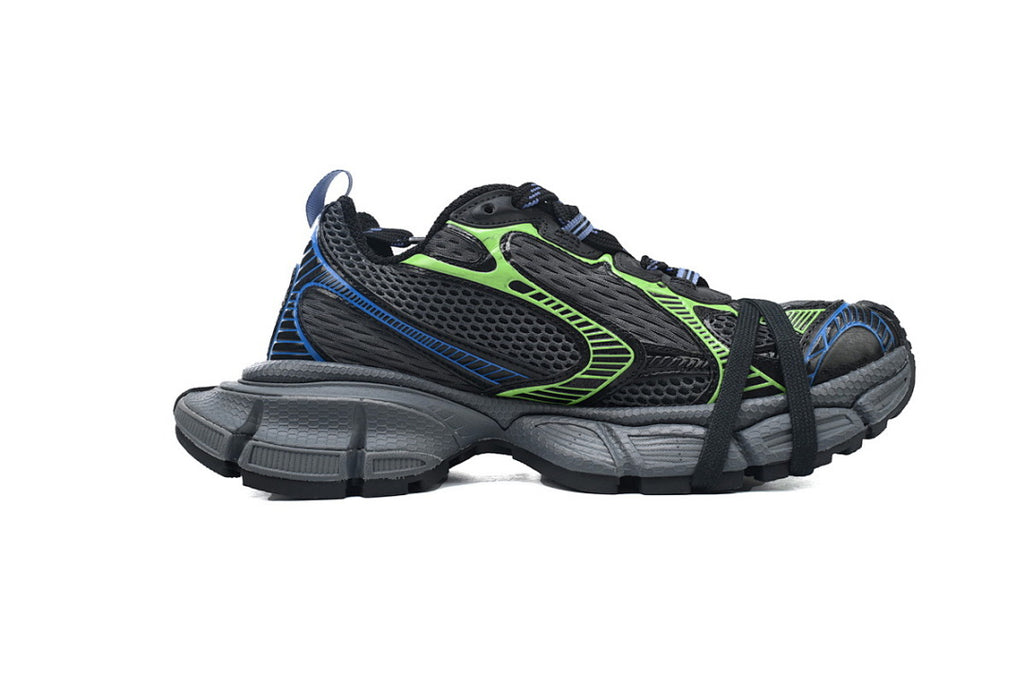 Balenciaga Runner Sneaker Black Blue Green