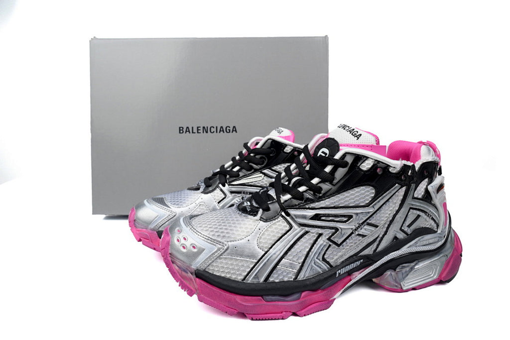 Balenciaga Runner Silver Red