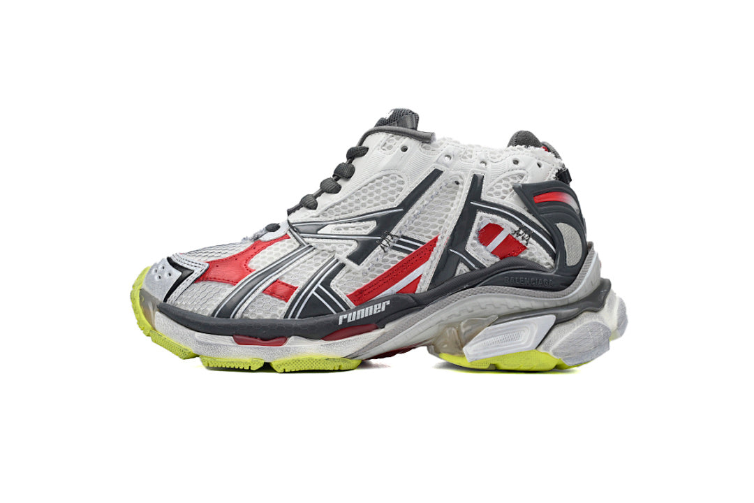 Balenciaga Runner White Black and Red