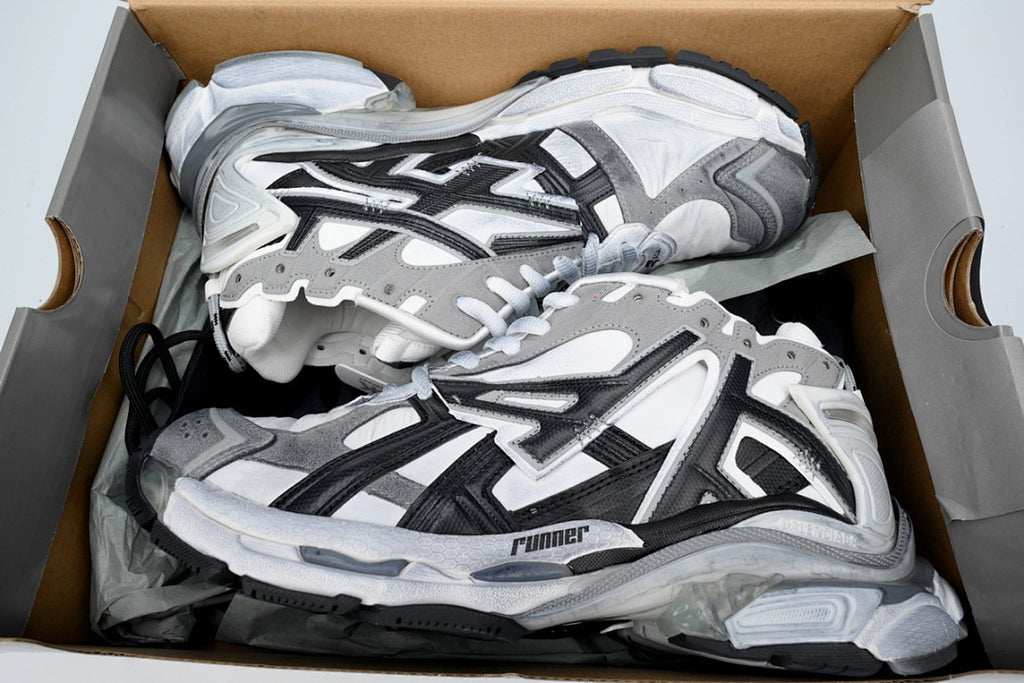 Balenciaga Runner White White Black Gray