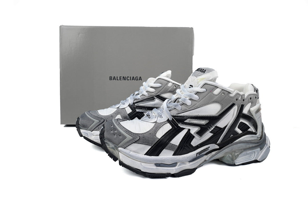Balenciaga Runner White White Black Gray