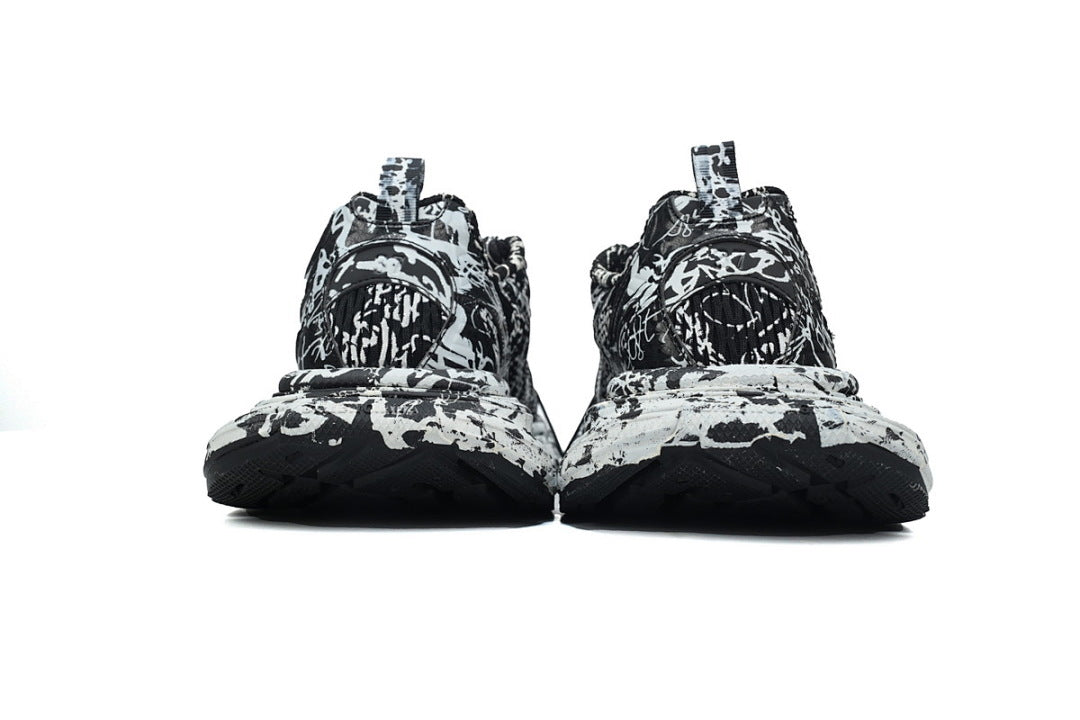 Balenciaga Runner Sneaker Luminous Black Graffiti
