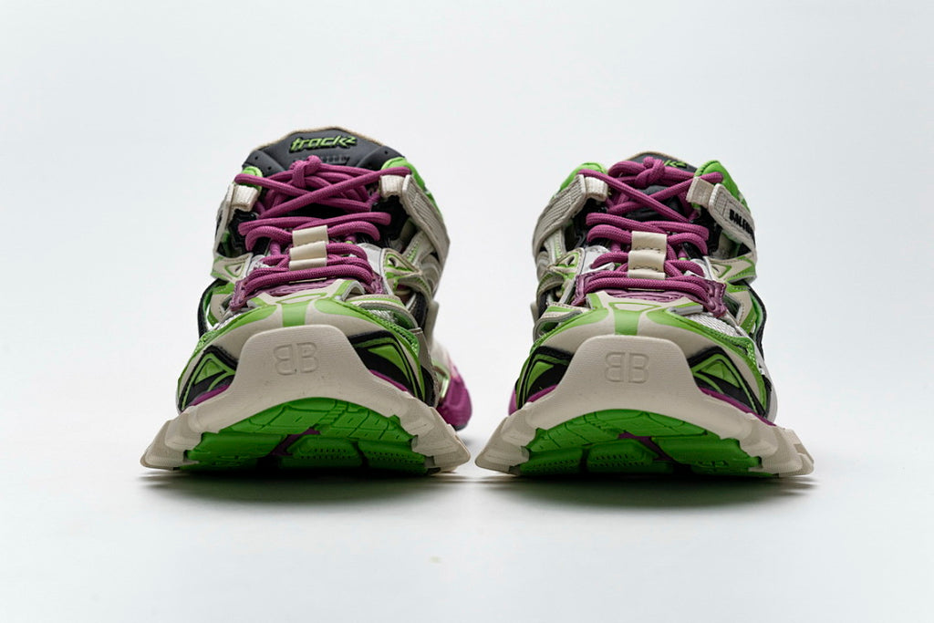 Balenciaga Track 2 Sneaker  White Green Pink