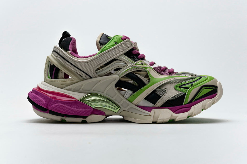 Balenciaga Track 2 Sneaker  White Green Pink