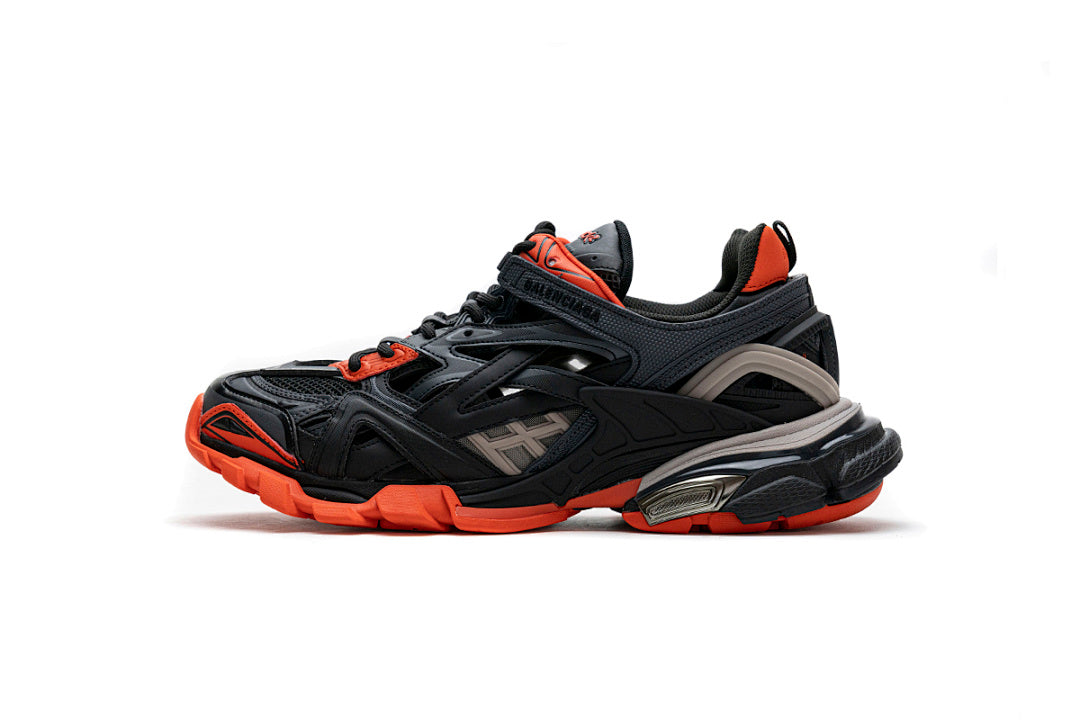 Balenciaga Track 2 Sneaker Dark Grey Orange