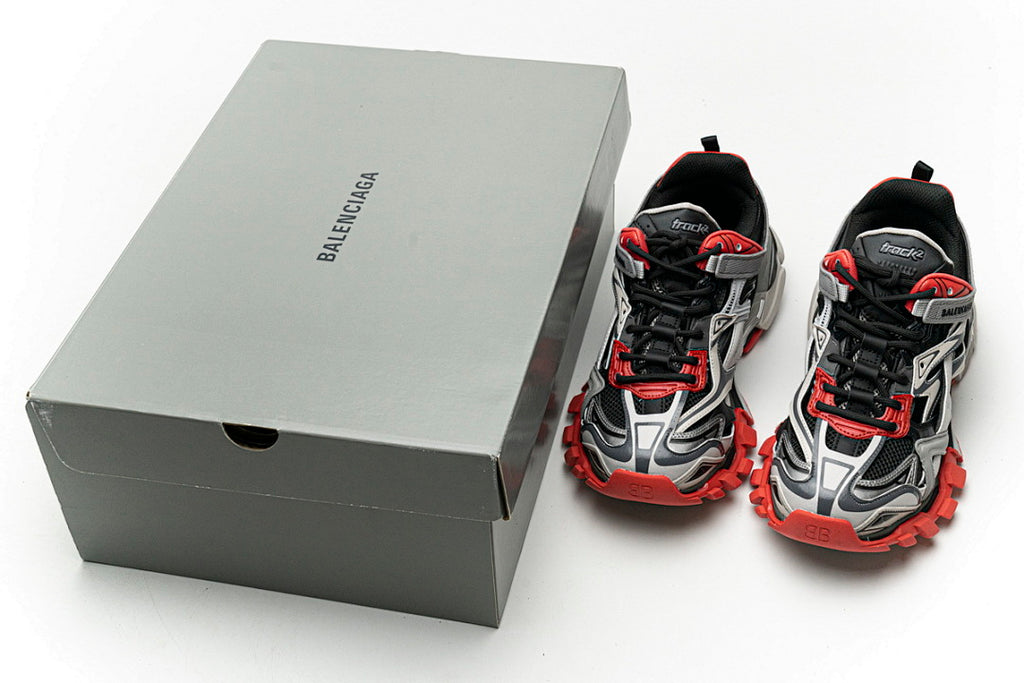 Balenciaga Track 2 Sneaker Grey Red