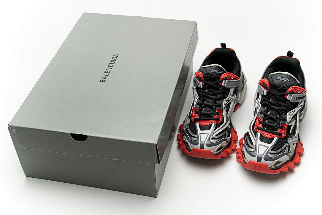 Balenciaga Track 2 Sneaker Grey Red