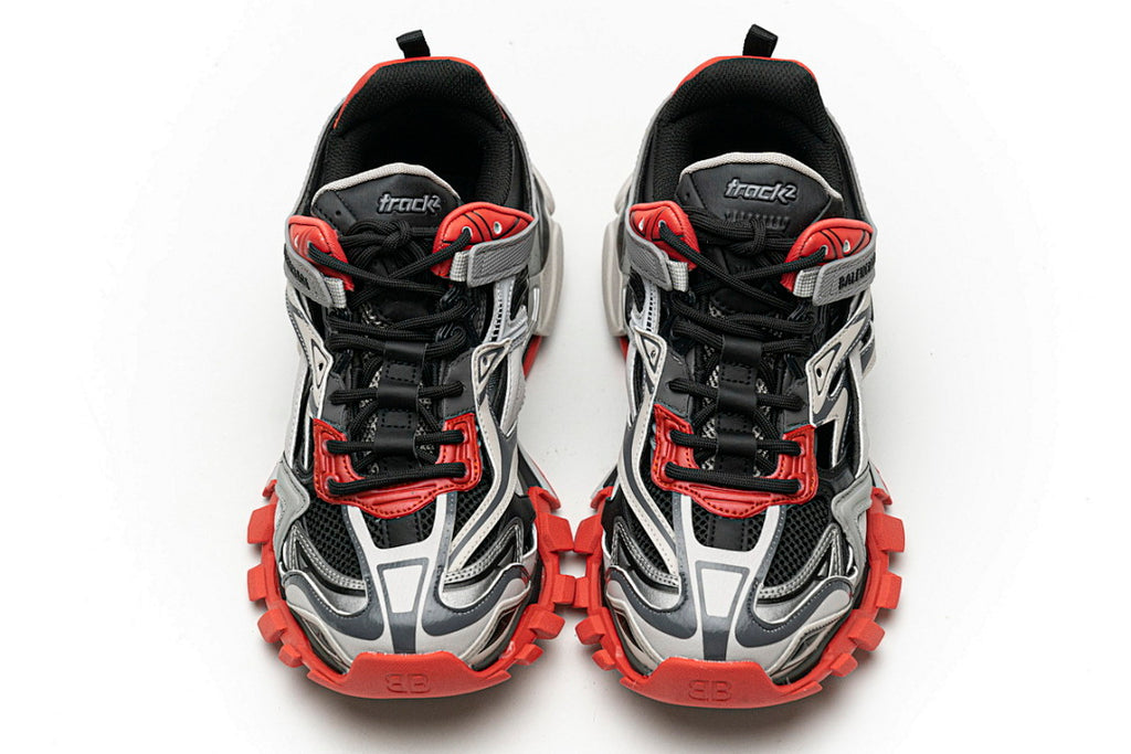 Balenciaga Track 2 Sneaker Grey Red