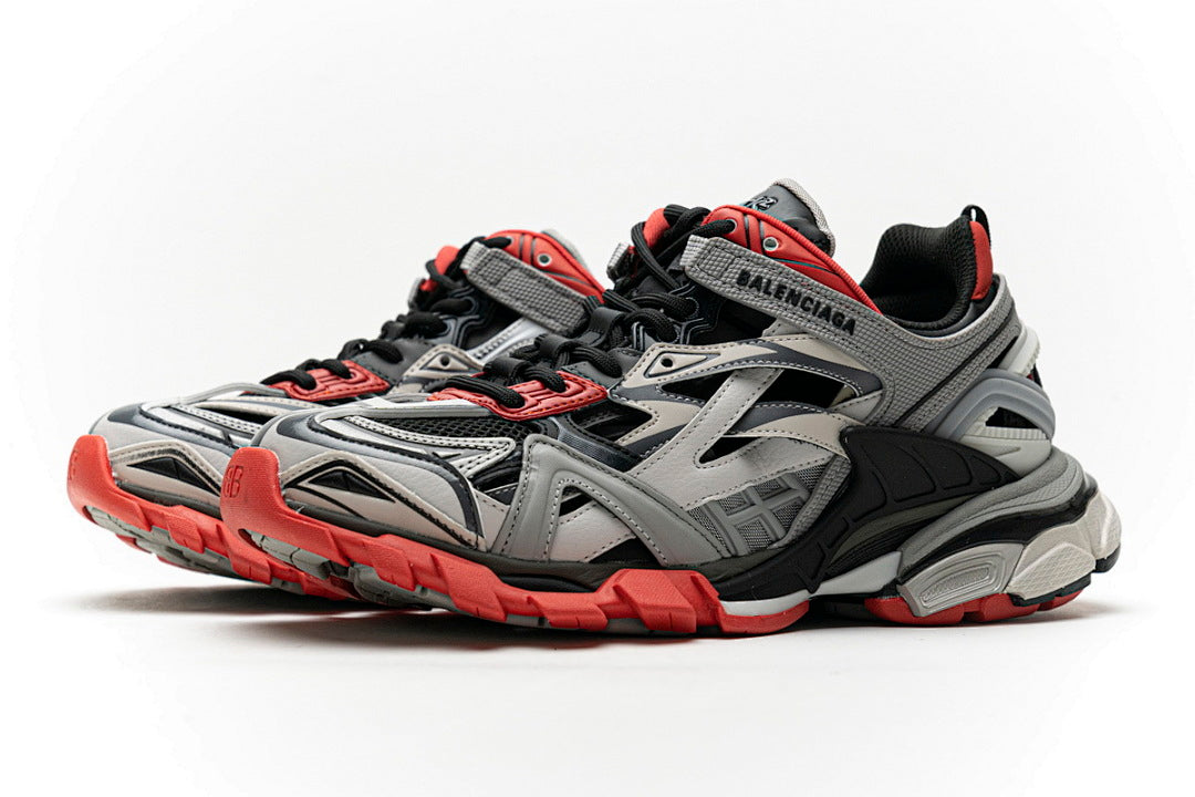 Balenciaga Track 2 Sneaker Grey Red