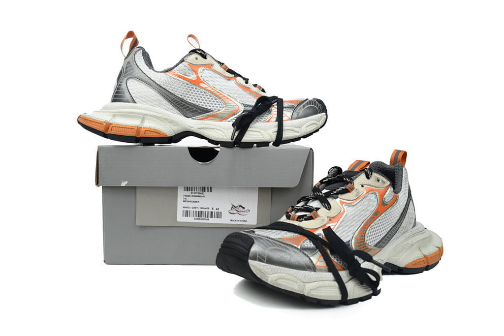 Balenciaga Runner Sneaker White Grey Orange