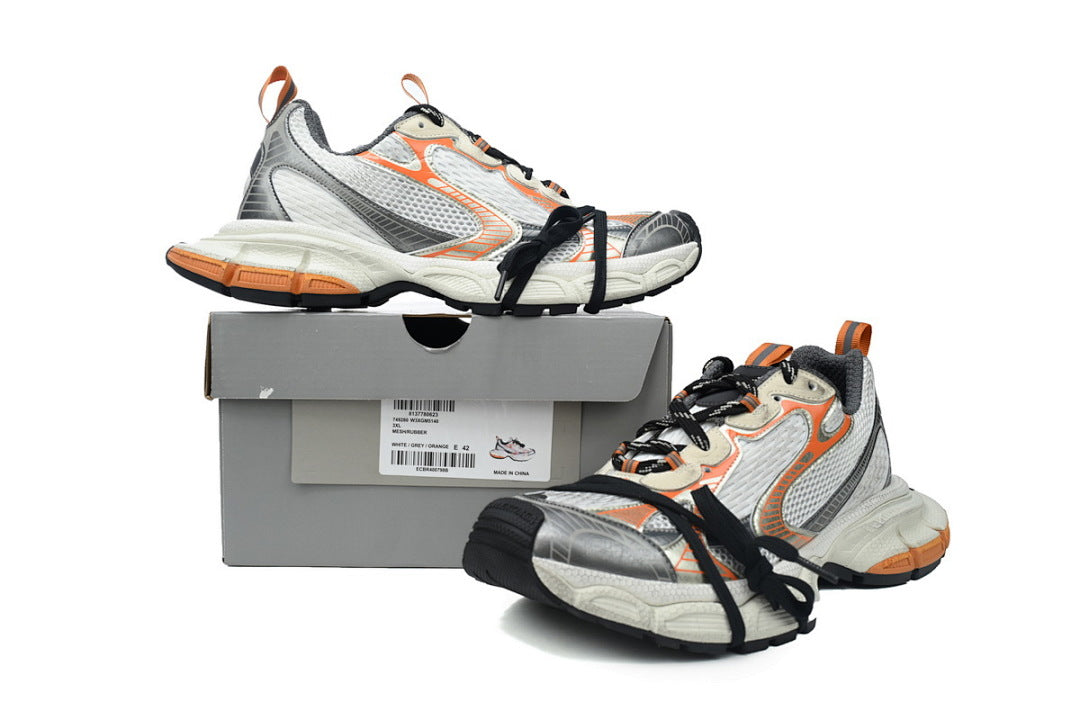 Balenciaga Runner Sneaker White Grey Orange