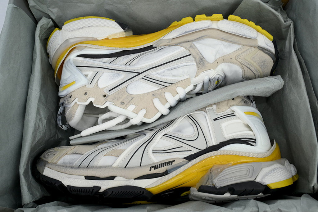 Balenciaga Runner Sneaker 'White Yellow'