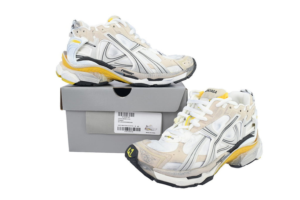Balenciaga Runner Sneaker 'White Yellow'