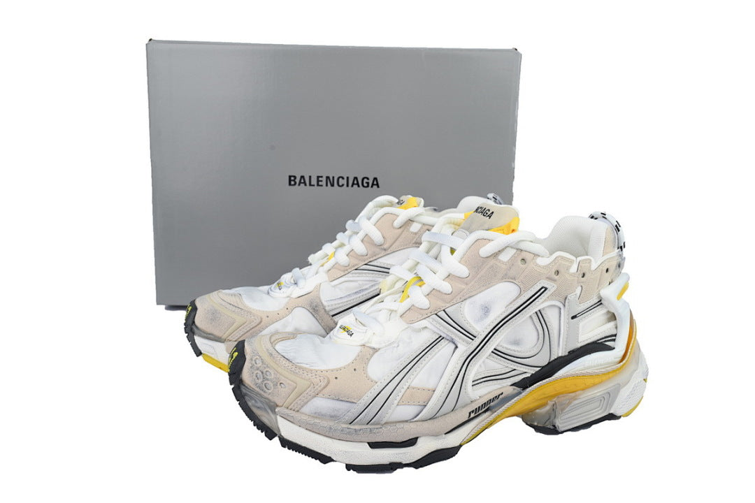 Balenciaga Runner Sneaker 'White Yellow'
