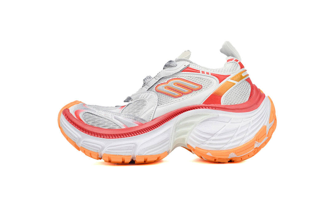 Balenciaga Runner Sneaker White Gray Black White Orange