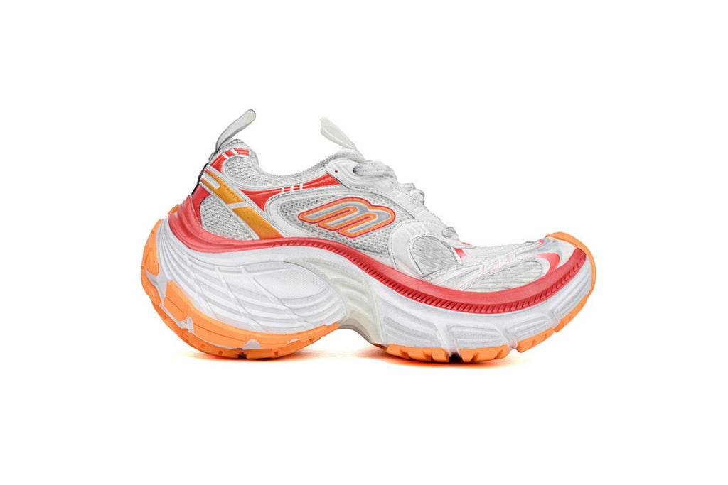 Balenciaga Runner Sneaker White Gray Black White Orange