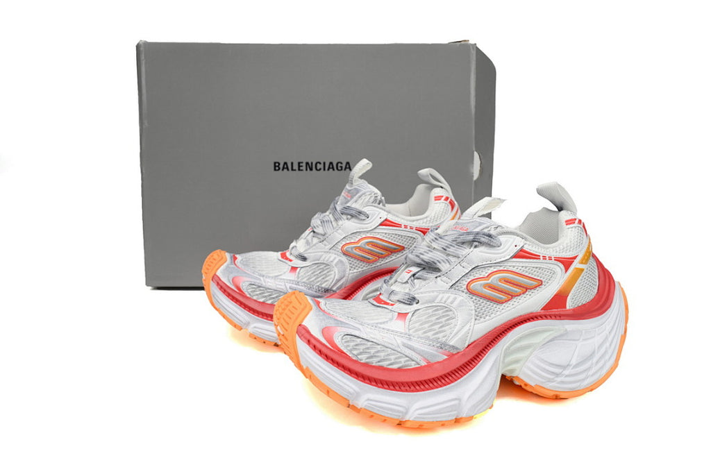 Balenciaga Runner Sneaker White Gray Black White Orange