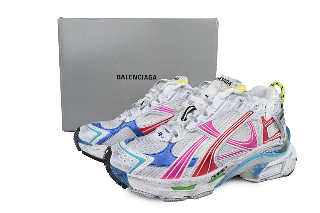 Balenciaga Runner Sneaker 'White Multi-Color'