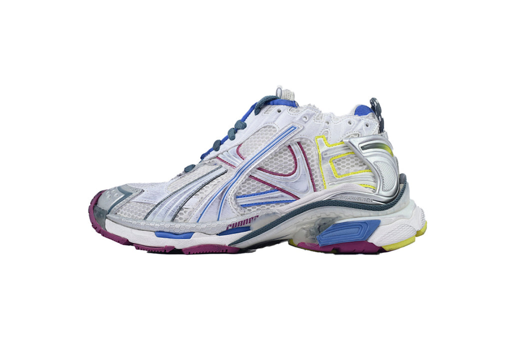 Balenciaga Runner Sneaker 'White Purple Blue'