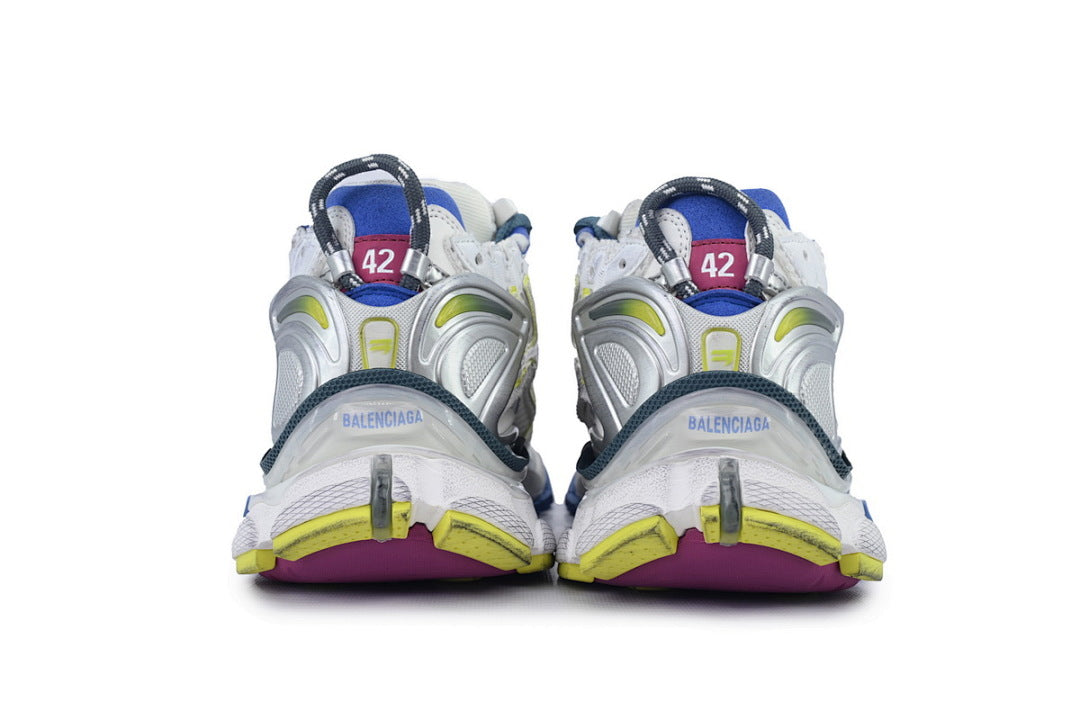 Balenciaga Runner Sneaker 'White Purple Blue'