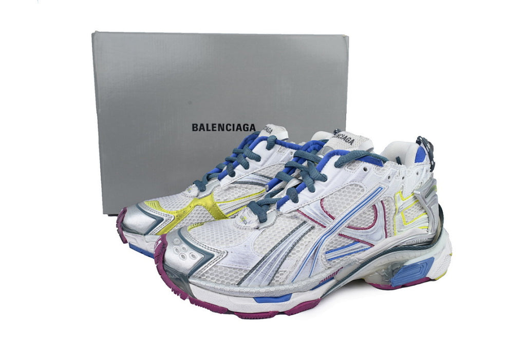 Balenciaga Runner Sneaker 'White Purple Blue'
