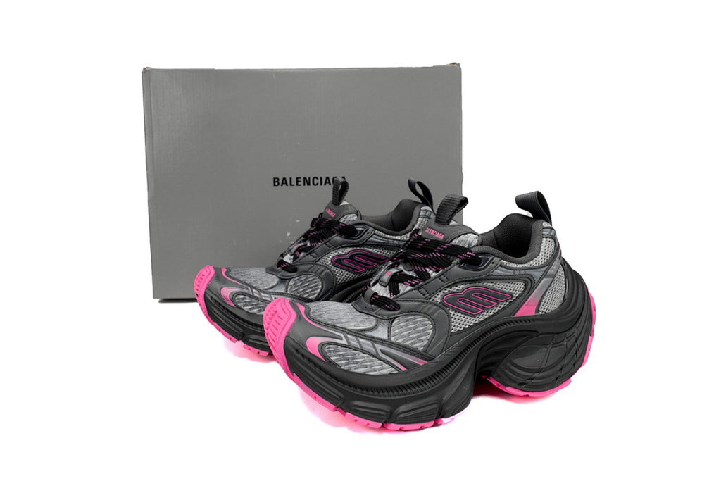 Balenciaga Runner Sneaker White Gray Black Black Powder