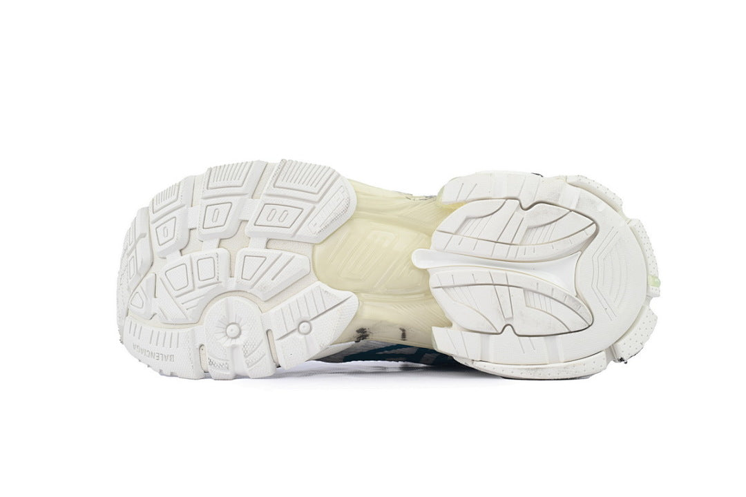 Balenciaga Runner Sneaker 'Graffiti - White Blue'