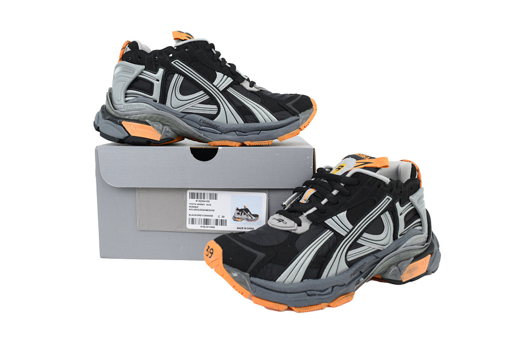 Balenciaga Runner Sneaker 'Black Fluo Orange'