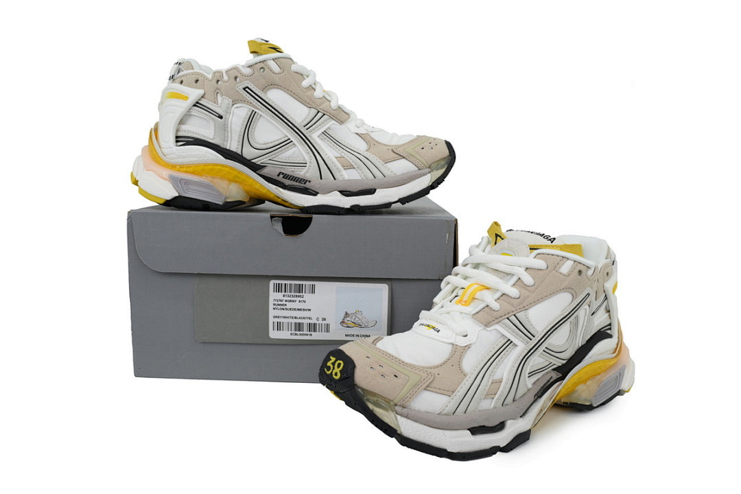 Balenciaga Runner Sneaker 'White Yellow'
