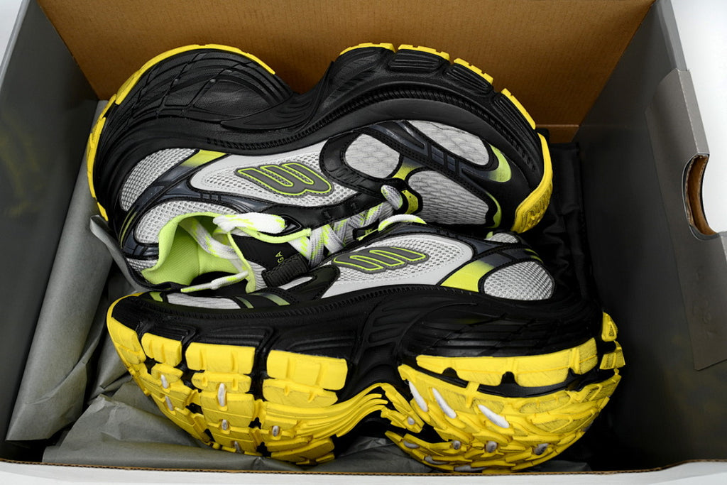 Balenciaga Runner Sneaker White Gray Black Gray Yellow