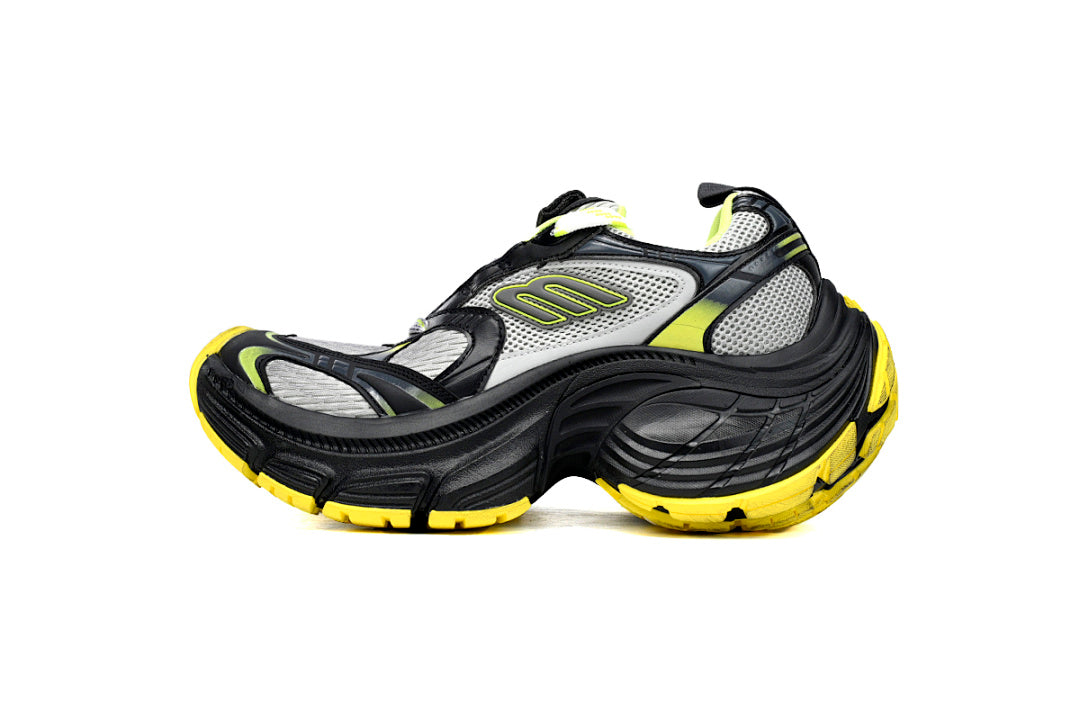Balenciaga Runner Sneaker White Gray Black Gray Yellow