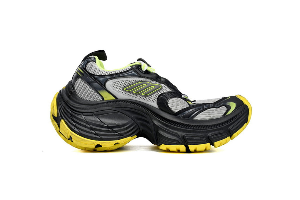 Balenciaga Runner Sneaker White Gray Black Gray Yellow
