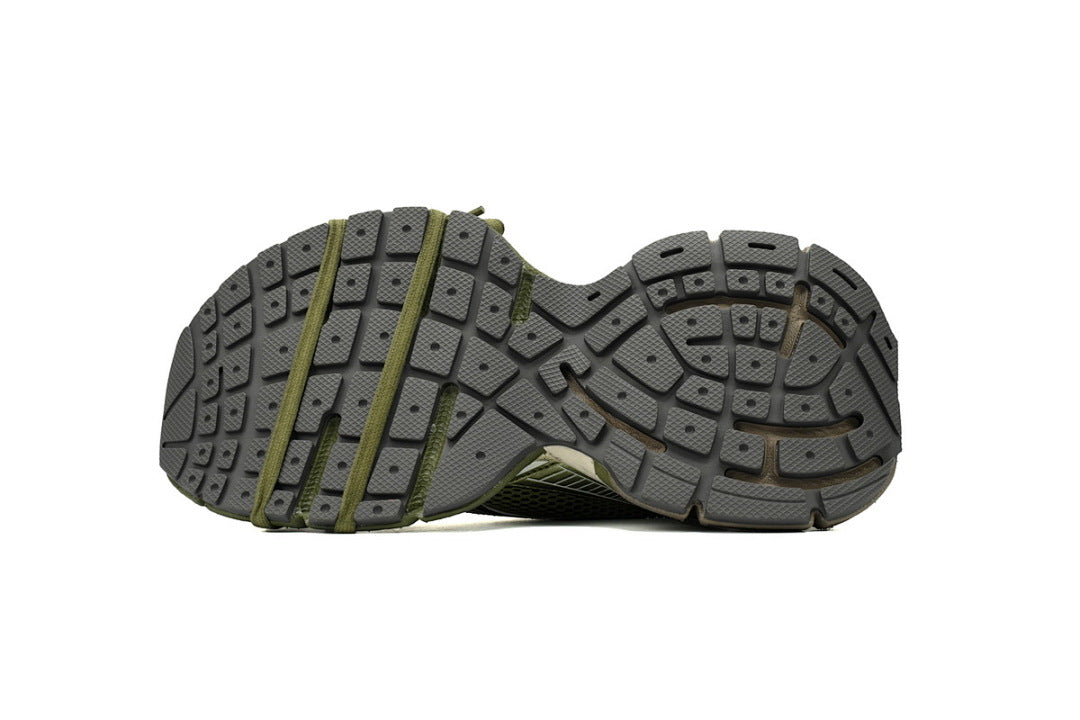 Balenciaga Runner Sneaker Black Military Green