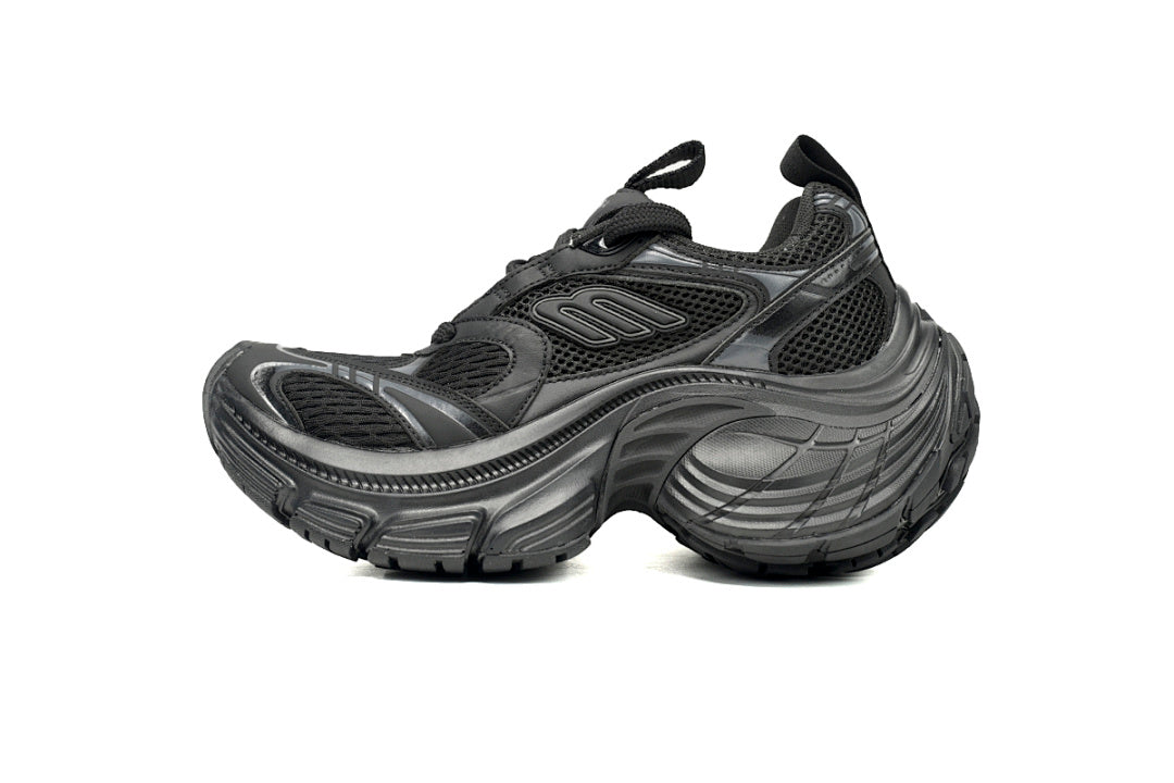 Balenciaga Runner Sneaker White and Black Black