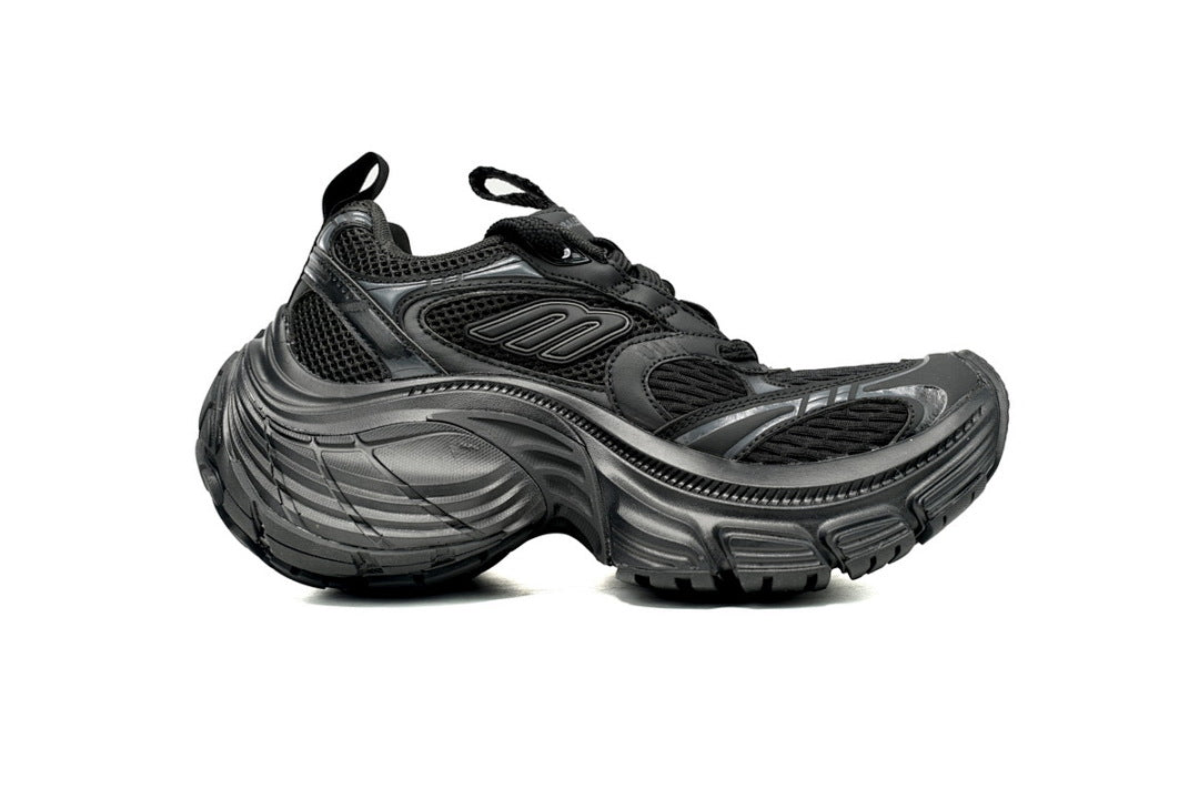 Balenciaga Runner Sneaker White and Black Black