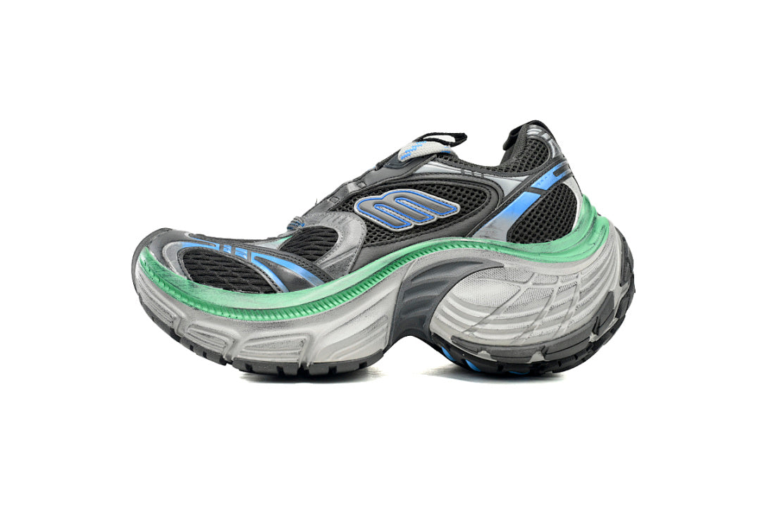 Balenciaga Runner Sneaker Black Gray Blue