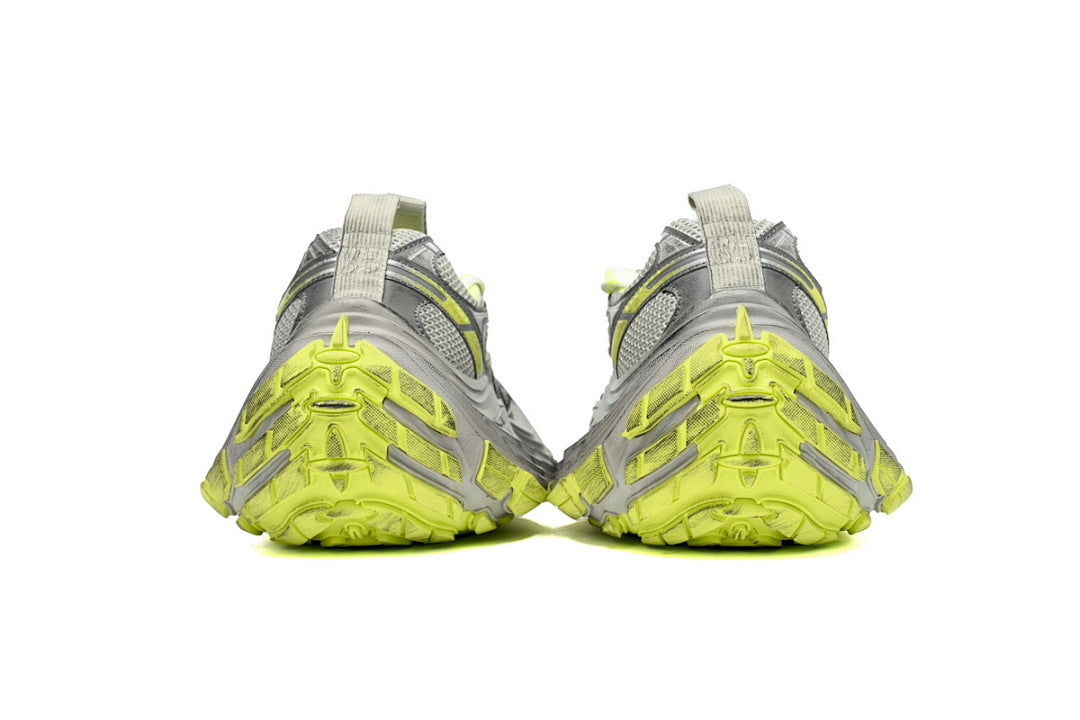Balenciaga Runner Sneaker White and Black Green gray