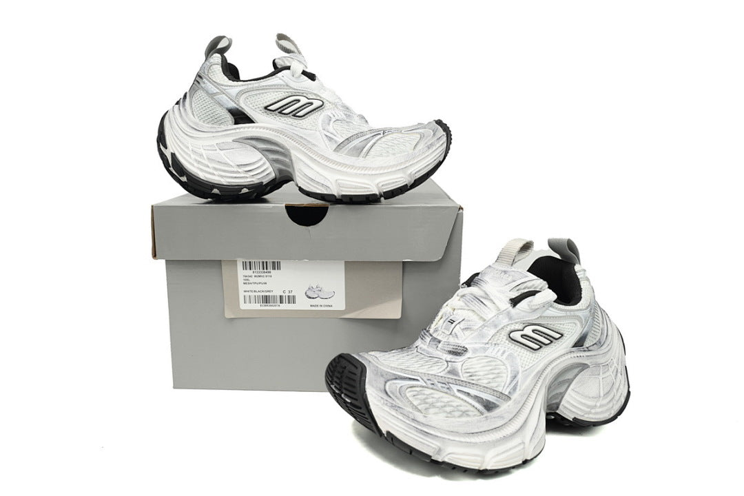 Balenciaga Runner Sneaker White and Black