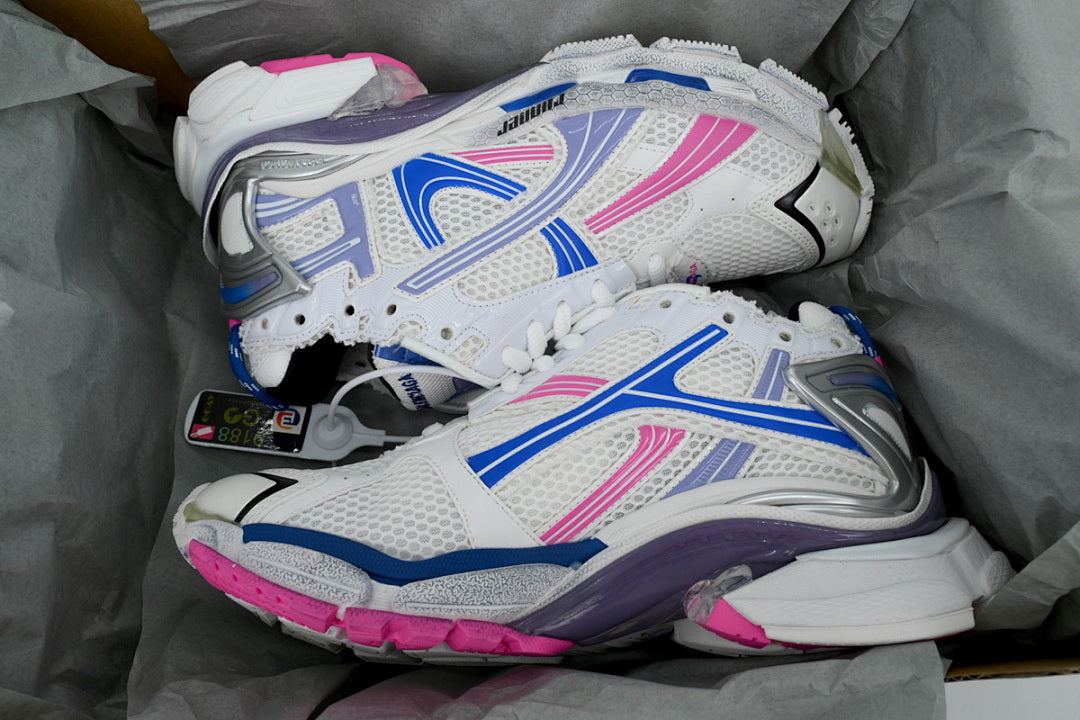 Balenciaga Runner Sneaker 'White Purple Powder'