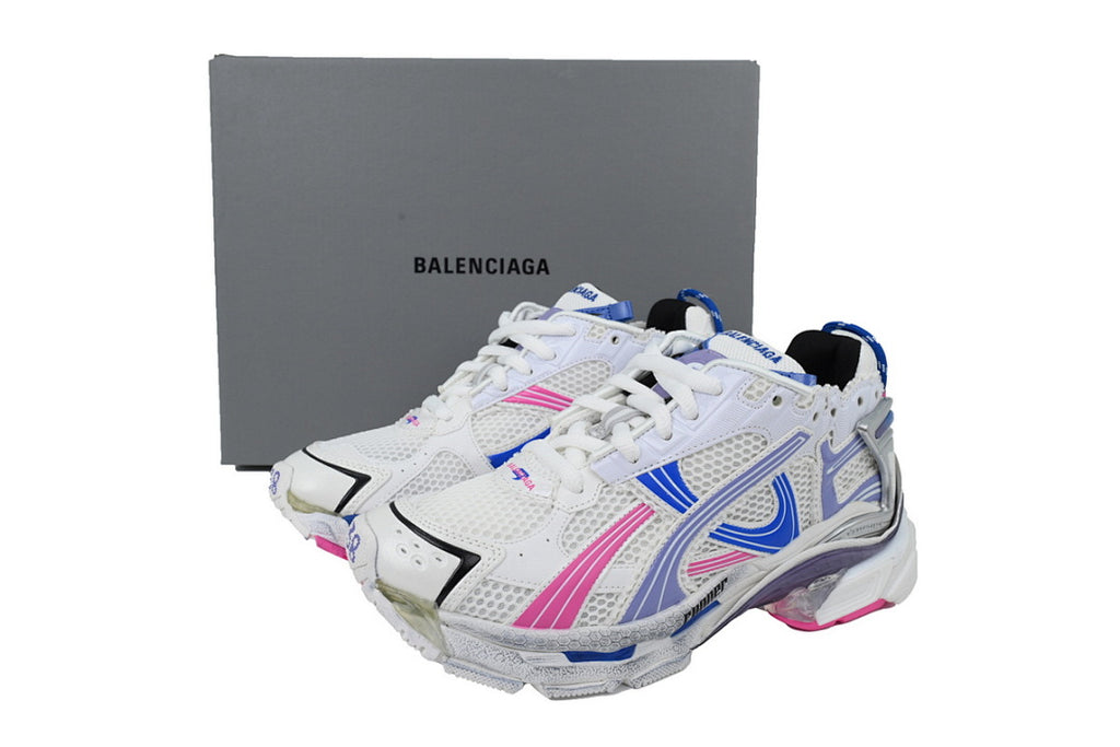 Balenciaga Runner Sneaker 'White Purple Powder'
