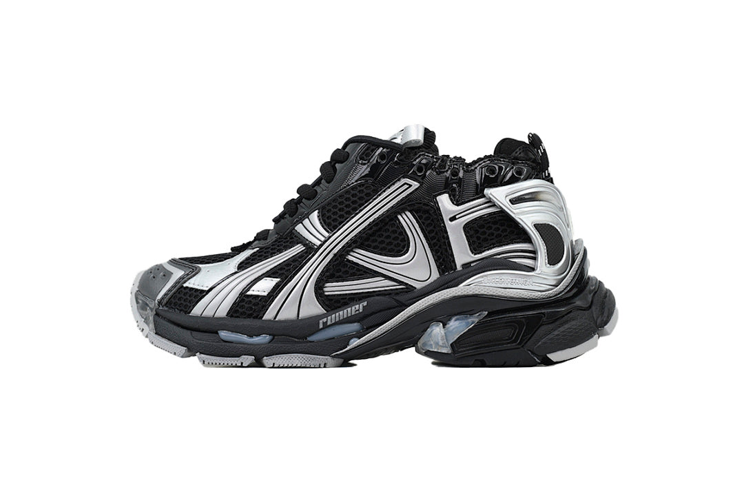 Balenciaga Runner Sneaker 'Black Silver'