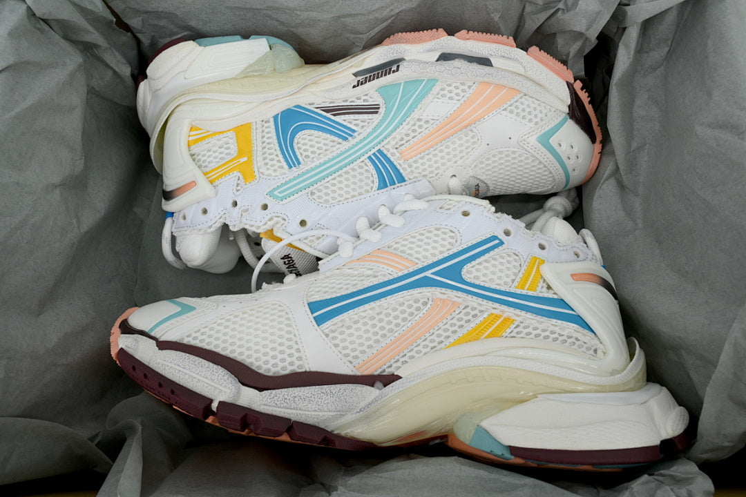Balenciaga Runner Sneaker 'White Green Blue'